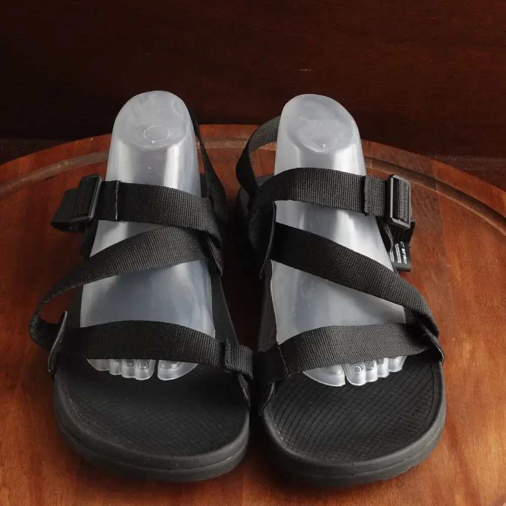 Chaco Sandals Mens SZ‎ 13 Black Lowdown Outdoor Waterproof Hiking Gorpcore Shoes